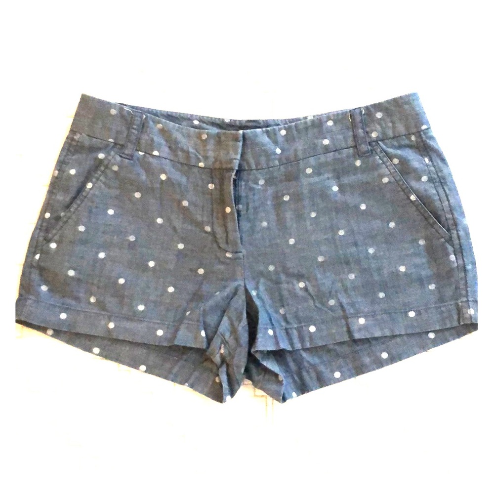 Polka Dot denim J. Crew shorts!